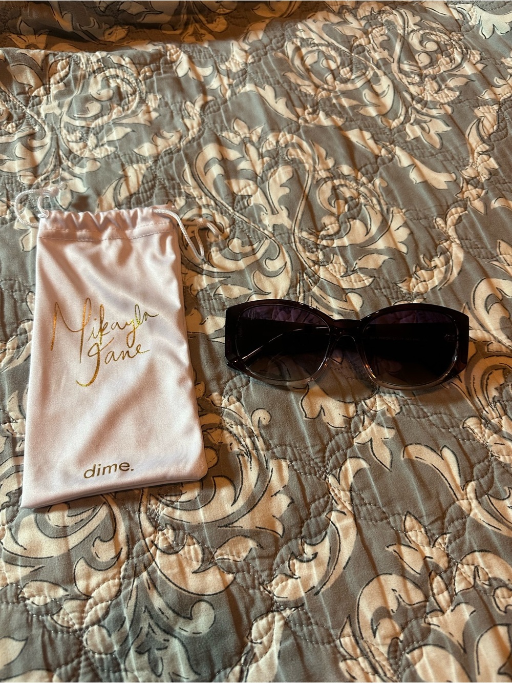 Dime X Mikayla Purple Ombre Sunglasses